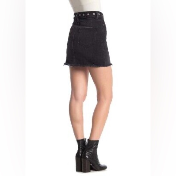 ALLSAINTS Black Lila Eyelet Denim Skirt / Size
0/XS - Picture 3 of 7
